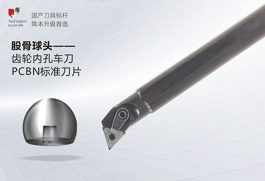 Đầu cầu xương đùi --- Dao tiện lỗ trong bánh răng bằng đĩa tiêu chuẩn PCBN