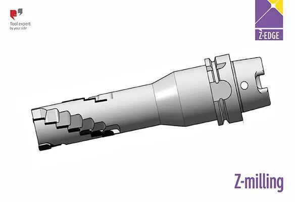 Dao phay PCD ME38 kiểu lưỡi răng ngô (trục HSK)