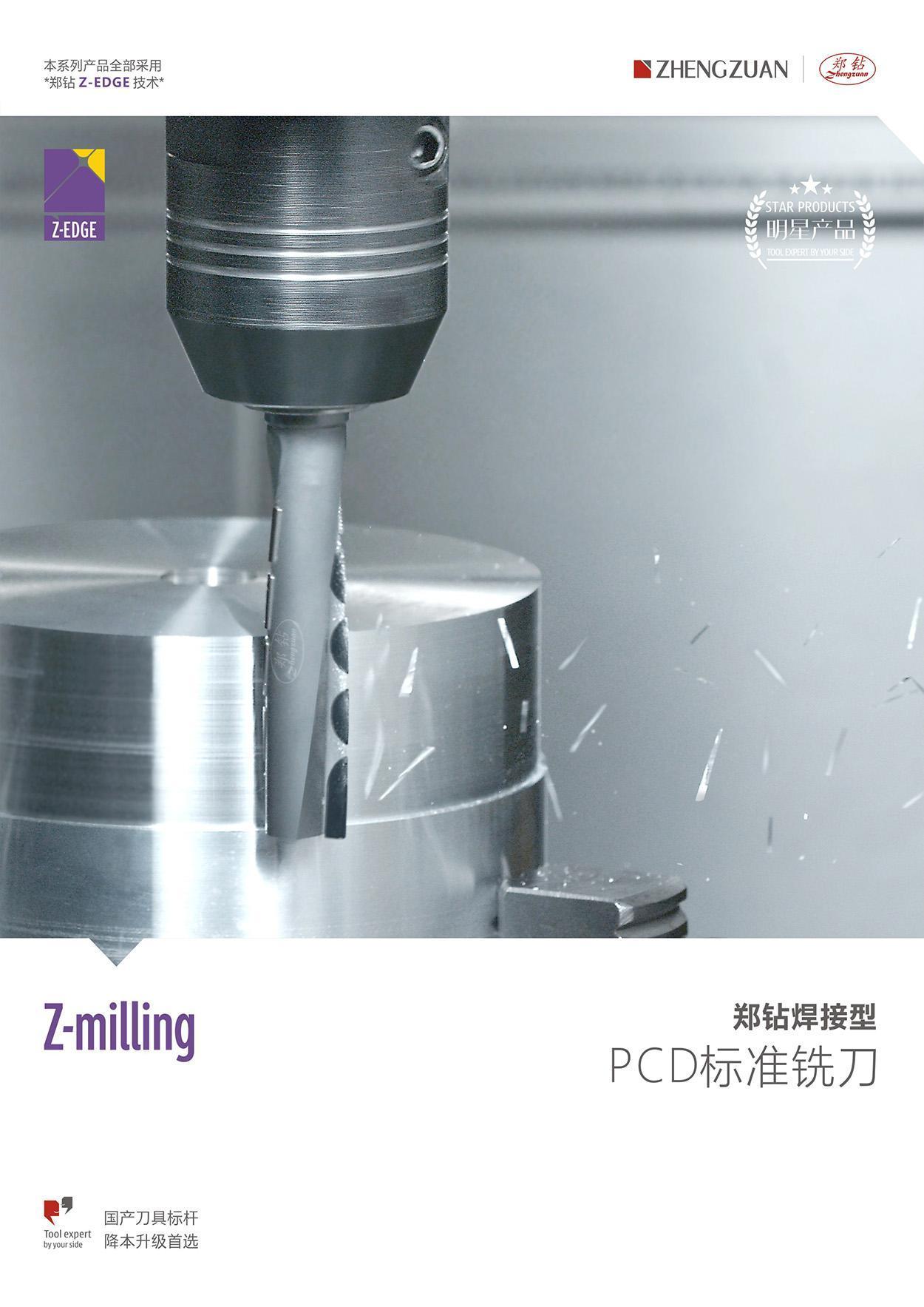 Dao phay PCD chuẩn hàn Z-milling